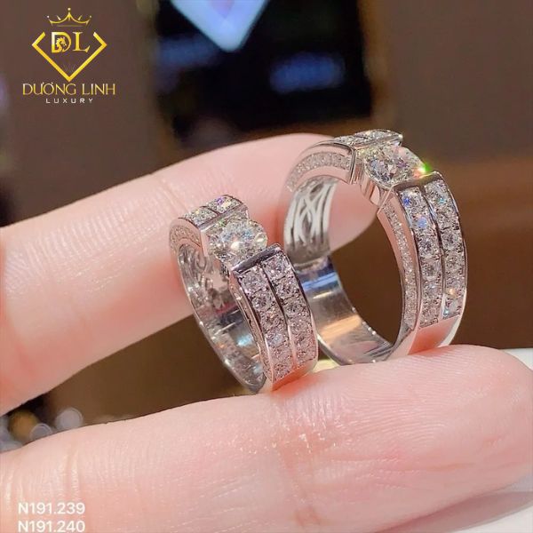 Nhẫn Cưới Cặp Kim Cương – N191-239